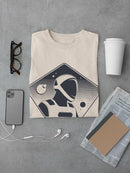 Spaceman Oortrait T-shirt -SmartPrintsInk Designs