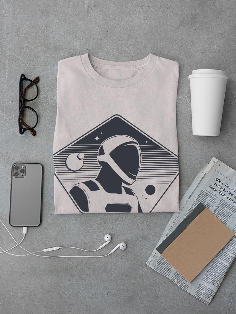 Spaceman Oortrait T-shirt -SmartPrintsInk Designs