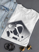 Spaceman Oortrait T-shirt -SmartPrintsInk Designs