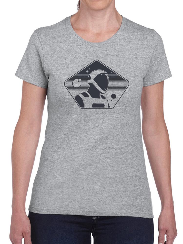 Spaceman Oortrait T-shirt -SmartPrintsInk Designs