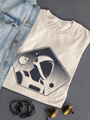 Spaceman Oortrait T-shirt -SmartPrintsInk Designs