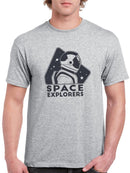 Space Explorers T-shirt -SmartPrintsInk Designs