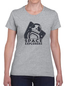 Space Explorers T-shirt -SmartPrintsInk Designs