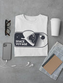 Space Voyage Astronaut T-shirt -SmartPrintsInk Designs