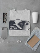Space Voyage Astronaut T-shirt -SmartPrintsInk Designs