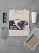 Space Voyage Astronaut T-shirt -SmartPrintsInk Designs
