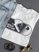 Space Voyage Astronaut T-shirt -SmartPrintsInk Designs