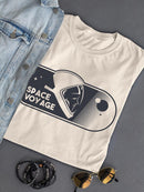 Space Voyage Astronaut T-shirt -SmartPrintsInk Designs