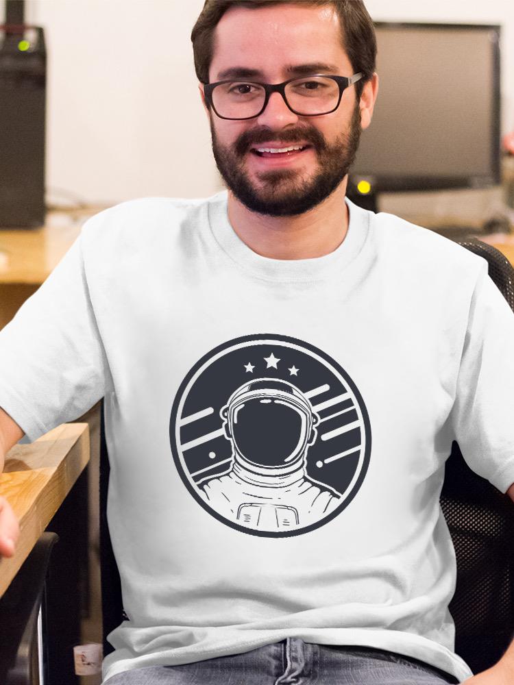 Astronaut Portrait T-shirt -SmartPrintsInk Designs