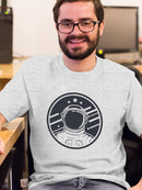 Astronaut Portrait T-shirt -SmartPrintsInk Designs