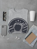 Astronaut Portrait T-shirt -SmartPrintsInk Designs