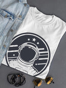 Astronaut Portrait T-shirt -SmartPrintsInk Designs