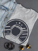 Astronaut Portrait T-shirt -SmartPrintsInk Designs