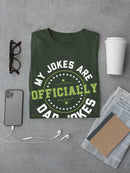 Officially Dad Jokes Stamp T-shirt -SmartPrintsInk Designs