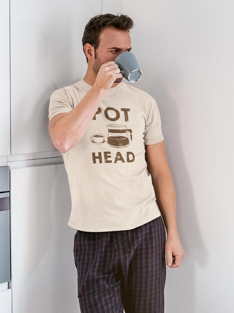 Coffee Pot Head T-shirt -SmartPrintsInk Designs