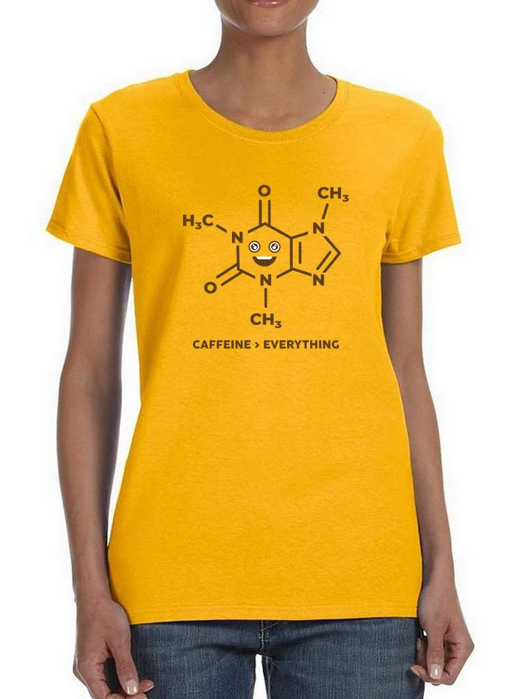 Caffeine Over Everything T-shirt -SmartPrintsInk Designs