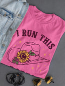 I Run This Rodeo T-shirt -SmartPrintsInk Designs