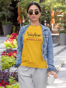 Sunshine W A Little Hurricane T-shirt -SmartPrintsInk Designs
