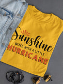 Sunshine W A Little Hurricane T-shirt -SmartPrintsInk Designs