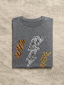 Thunder W Animal Fur Pattern T-shirt -SmartPrintsInk Designs