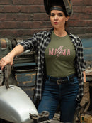 Mama Thunder W Cheetah Pattern T-shirt -SmartPrintsInk Designs