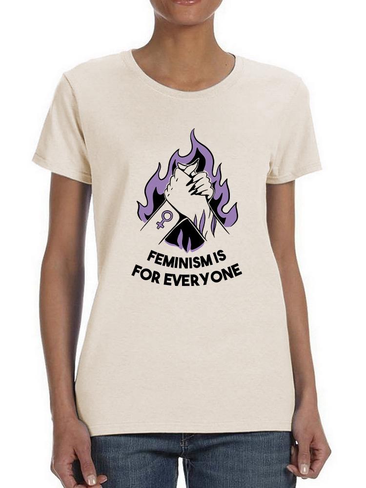 Feminism Is For Everyone T-shirt -SmartPrintsInk Designs