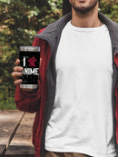 I Love Anime Japanese Kanji Tumbler -SmartPrintsInk Designs