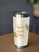Nuts About Fall Tumbler -SmartPrintsInk Designs
