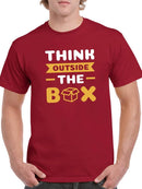 Think Outside The Box. T-shirt -SmartPrintsInk Designs