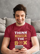 Think Outside The Box. T-shirt -SmartPrintsInk Designs