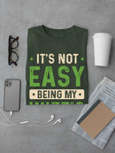 Not Easy Beinf Wife's Armcandy T-shirt -SmartPrintsInk Designs