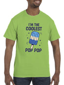The Coolest Pop Pop T-shirt -SmartPrintsInk Designs