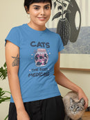 Cats. The Best Medicine T-shirt -SmartPrintsInk Designs