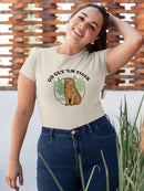 Go Get 'Em Tiger T-shirt -SmartPrintsInk Designs