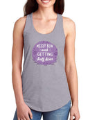 Messy Bun. Getting Stuff Done T-shirt -SmartPrintsInk Designs