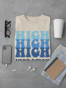 High Vibration. Groovy Style T-shirt -SmartPrintsInk Designs