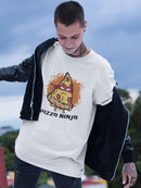 Pizza Ninja Pizza Slice T-shirt -SmartPrintsInk Designs