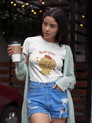 Bone Jour! French Puppy T-shirt -SmartPrintsInk Designs