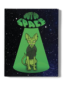 Out Of Space Sphynx Feline Wall Art -SmartPrintsInk Designs