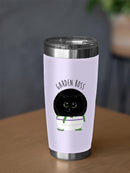 Black Kitten. Garden Boss Tumbler -SmartPrintsInk Designs