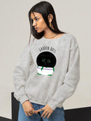 Black Kitten. Garden Boss Sweatshirt -SmartPrintsInk Designs