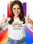 Love Me With All My Colors. T-shirt -SmartPrintsInk Designs