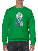 I Like Your Planet Sweatshirt -SmartPrintsInk Designs