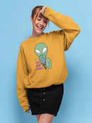 I Like Your Planet Sweatshirt -SmartPrintsInk Designs