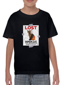 Lost Kitten Poster T-shirt -SmartPrintsInk Designs
