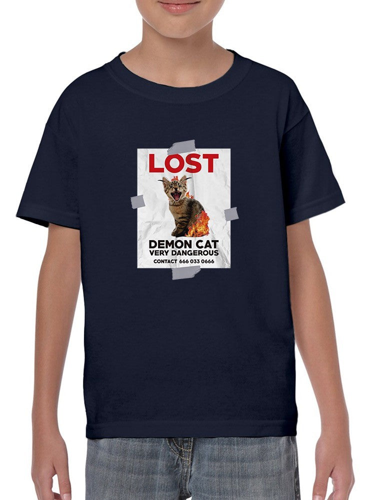 Lost Kitten Poster T-shirt -SmartPrintsInk Designs