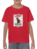 Lost Kitten Poster T-shirt -SmartPrintsInk Designs