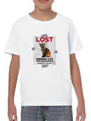 Lost Kitten Poster T-shirt -SmartPrintsInk Designs
