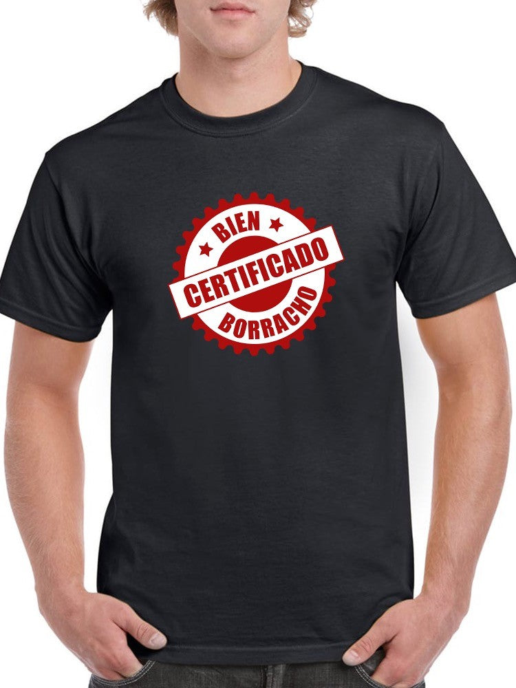 Certified Drunk T-shirt -SmartPrintsInk Designs