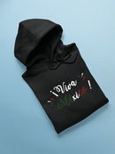 Viva Mexico! Quote Hoodie or Sweatshirt -SmartPrintsInk Designs